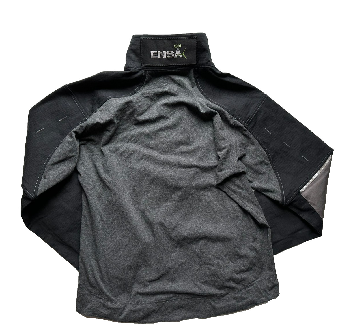 Men’s Truewerk Black Ripstop Pullover Jacket M Reflective EUC Logo