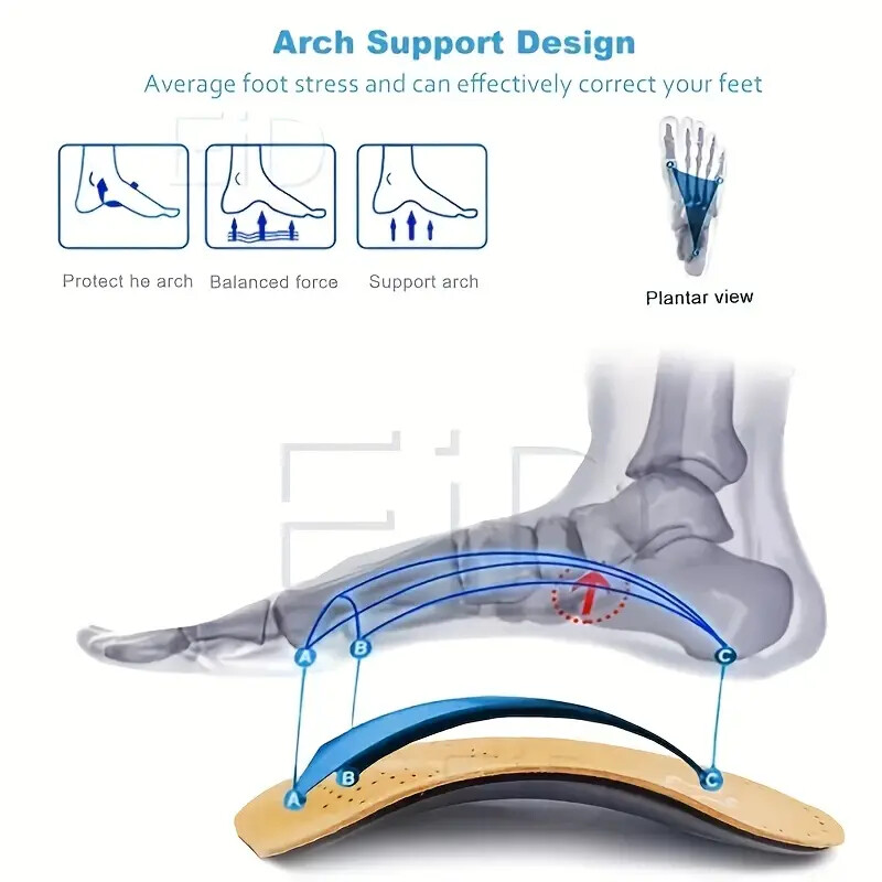 Tacco Nova 676 Arch support 3/4 Leather Arch Support made in GERMANY