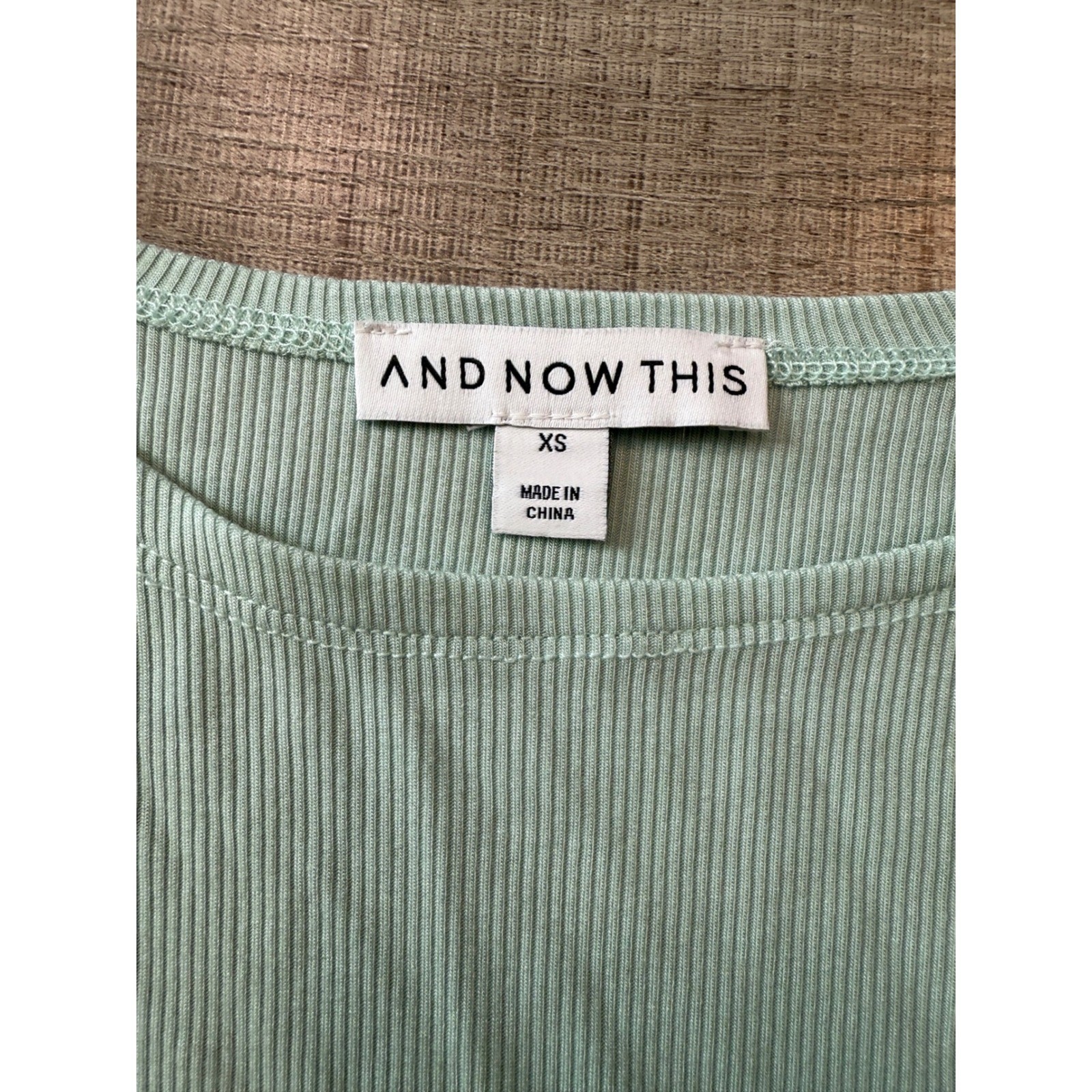 sage green ribbed tank top minimal baby tee fitted y2k basic