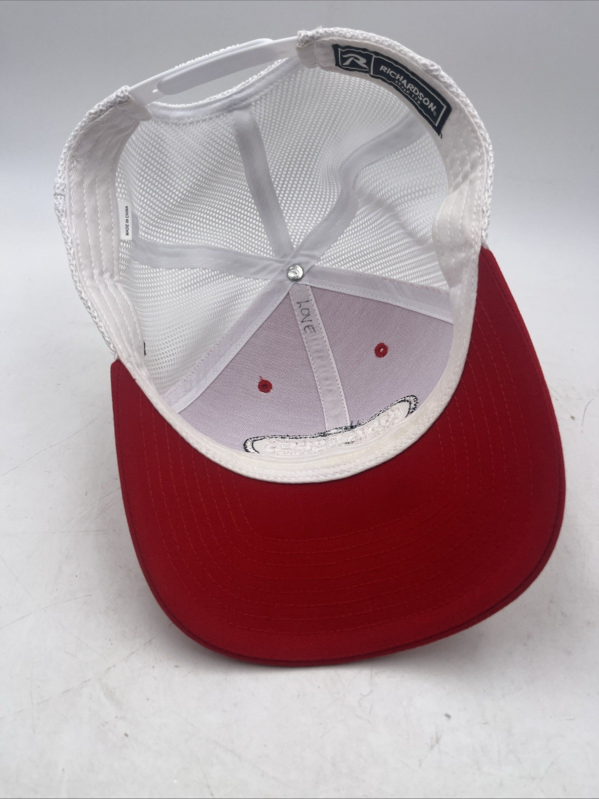 King Ropes Sheridan WY Richardson 112 Trucker Snapback Hat w/Bulldog Logo