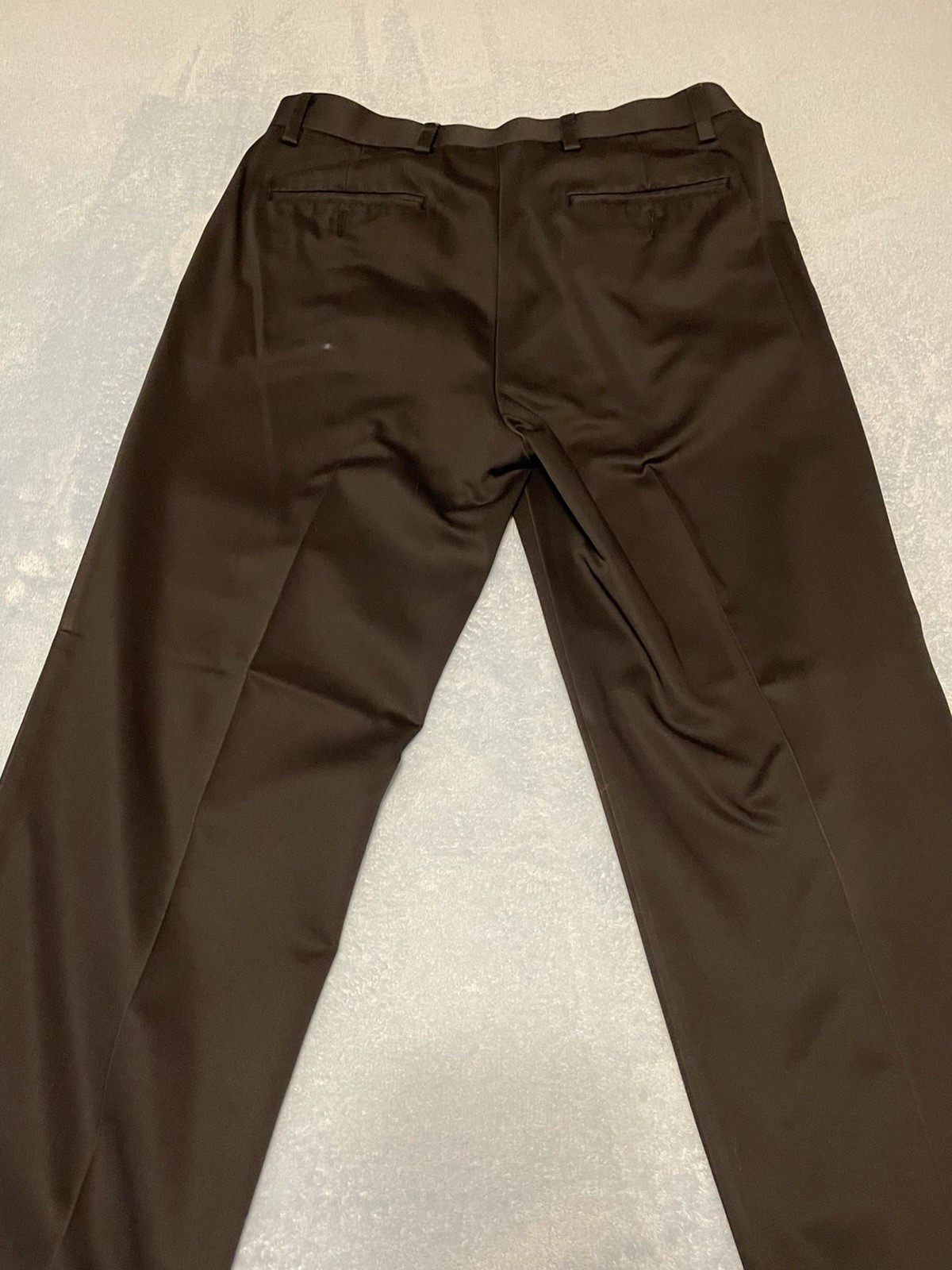 DOCKERS MEN CLASSIC FIT 32×30 DRESS KHAKI PANT D3 FLAT FRONT BLACK COTTON W WEAR