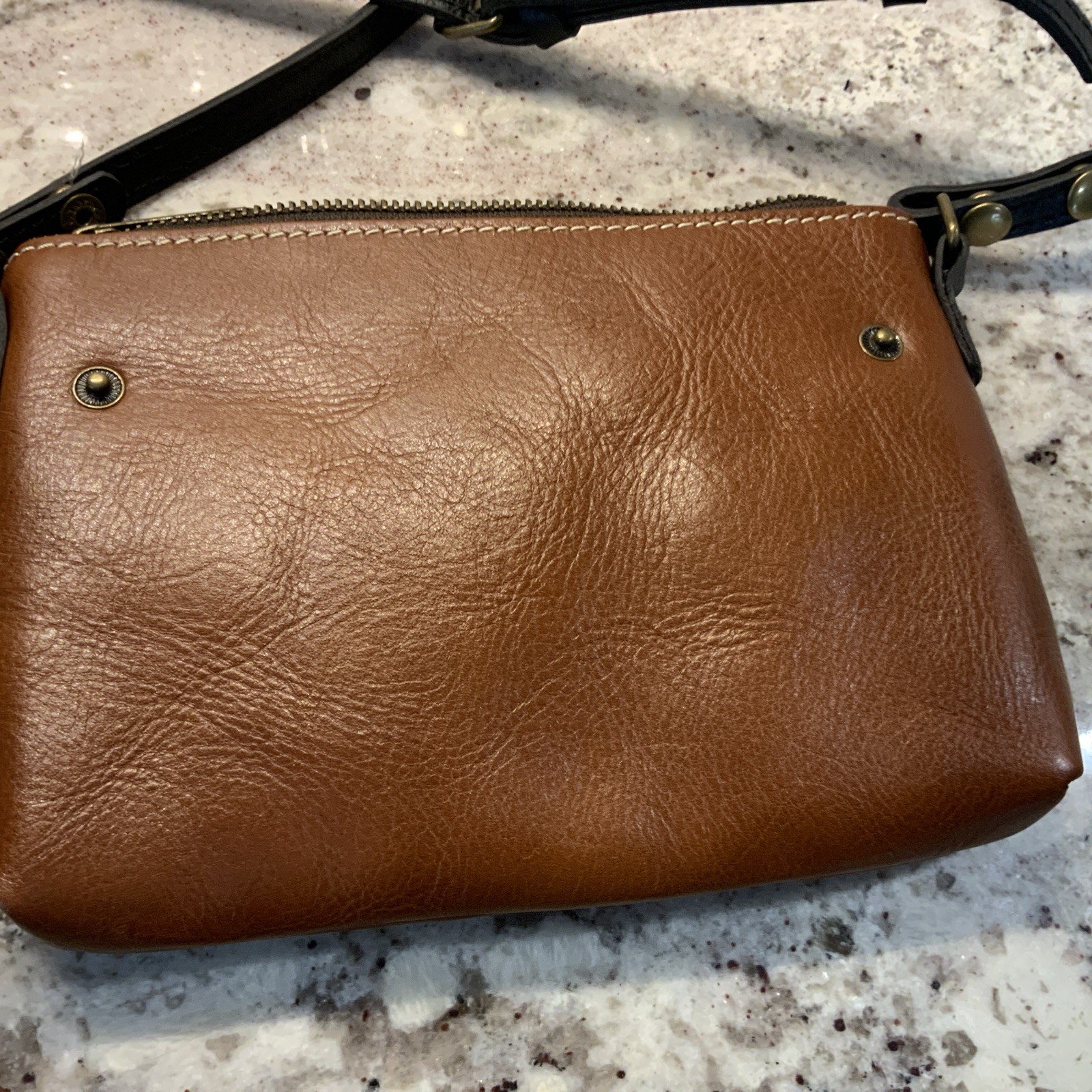 PATRICIA NASH 2 Tone Double Small Cross-Body Bag Clutch