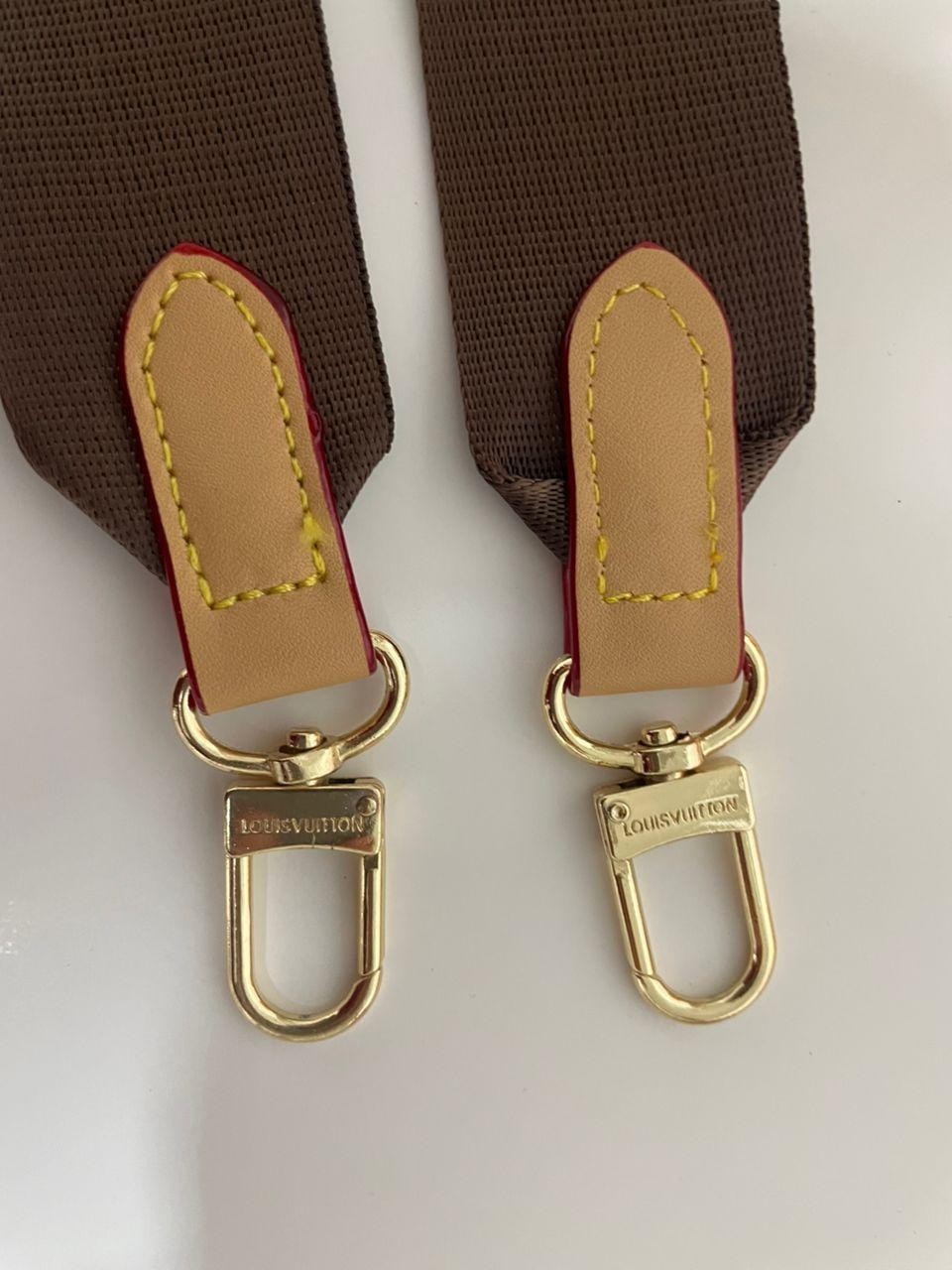 Louis Vuitton Shoulder Strap Adjustable Crossbody Shoulder Replacement Brown lv