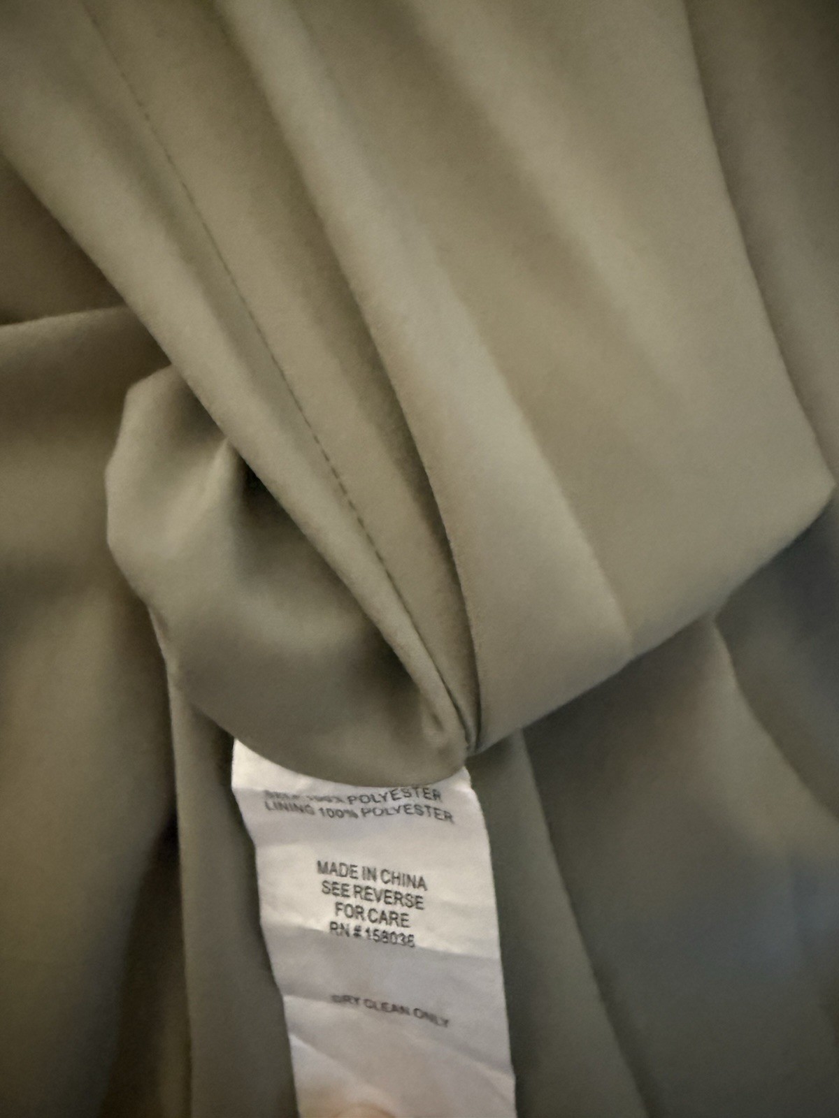 Birdy Grey Green Satin Maxi Slip Dress V-Neck Adjustable Spaghetti Straps XS