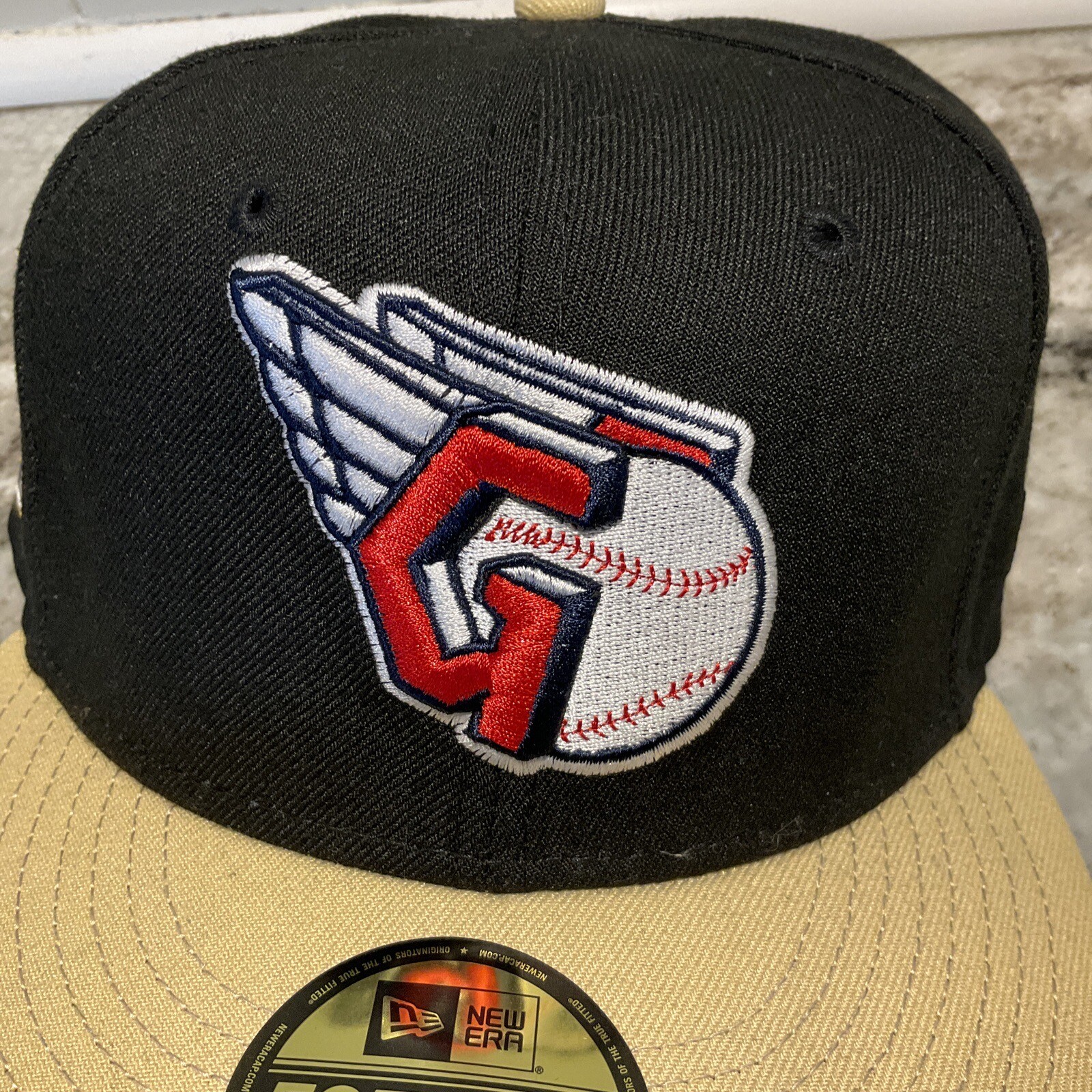 Cleveland Guardians 2022 All Star Patch New Era 59FIFTY 2-Tone Cap Hat 7 3/8