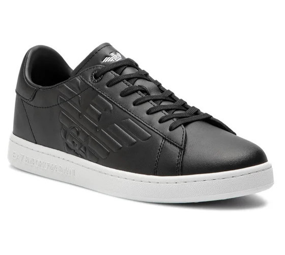 EA7 EMPORIO ARMANI Men’s casual shoes sneakers Sizes 7.5-10 AUTHENTIC NEW Black
