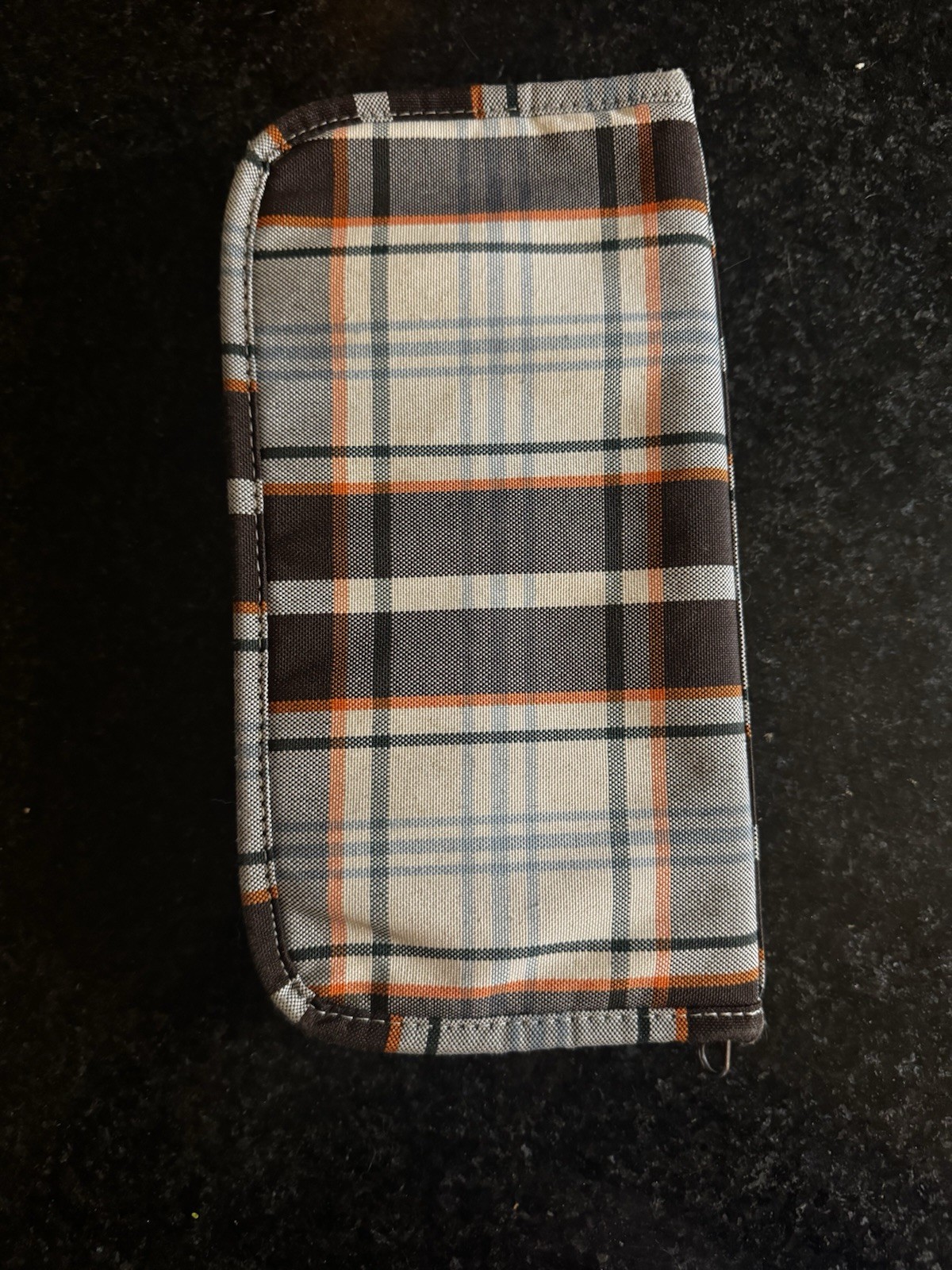 Dakine Brand Large Wallet Zippered Plaid Multiple Pockets Zippered Pouches