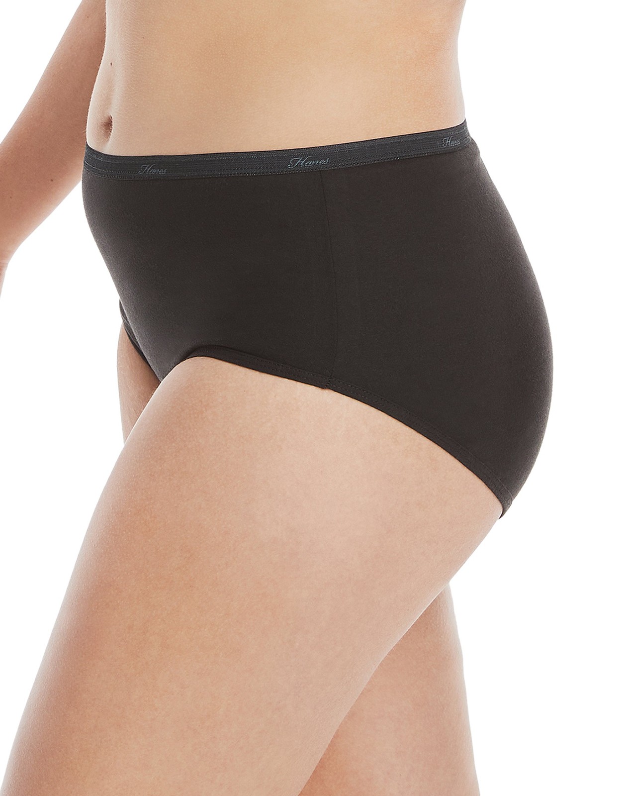 Hanes Women’s Panties 6-Pack No Ride Up Cotton Brief Cut Underwear Cool Comfort