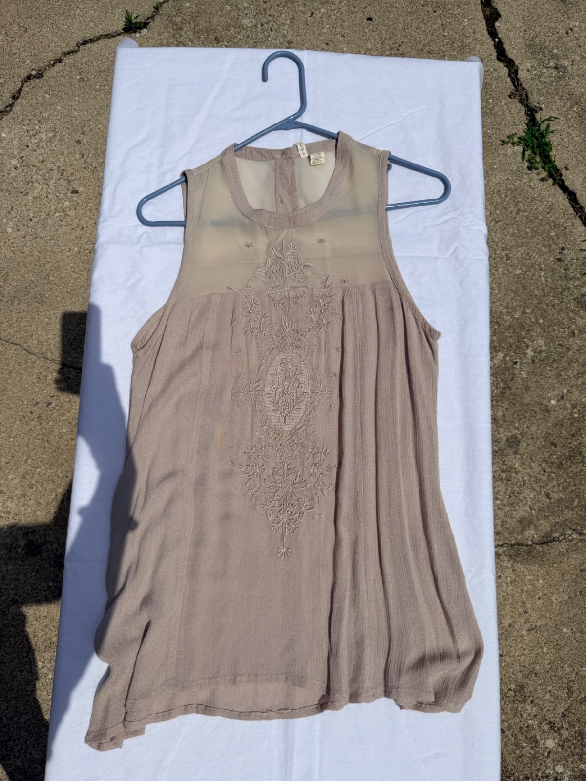 Women’s Summer Tops Size Small — 4 piece brown top lot