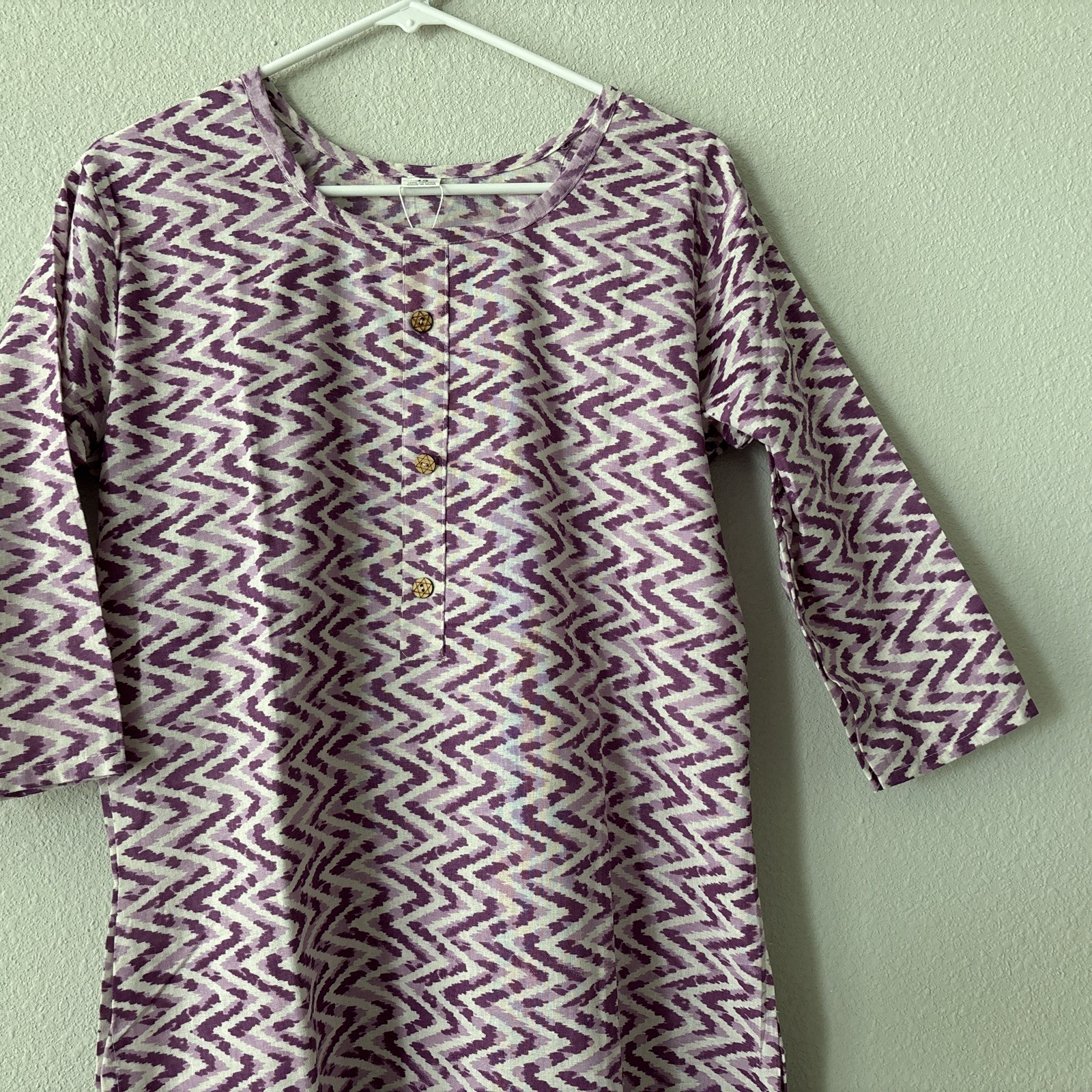 Purple Cotton Premium Kurti