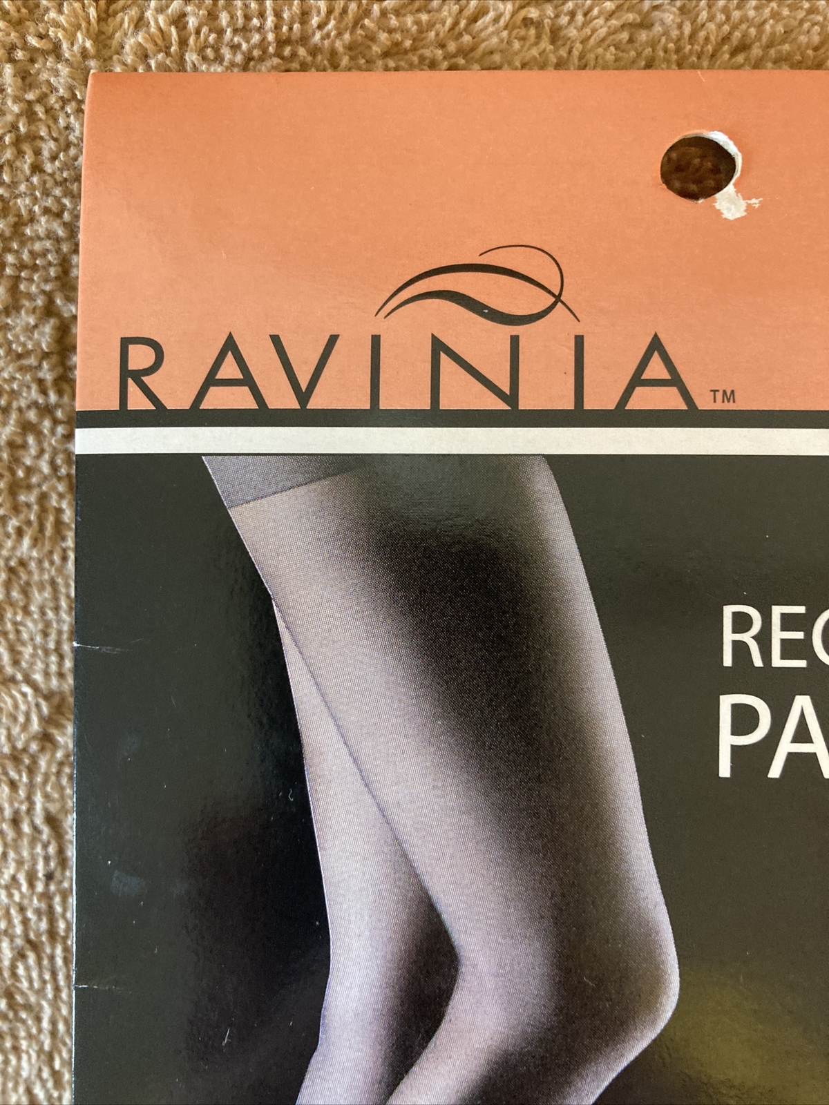 RAVINIA Regular Sheer Pantyhose OFF BLACK Reinforced Panty Sheer Toe – ONE SIZE
