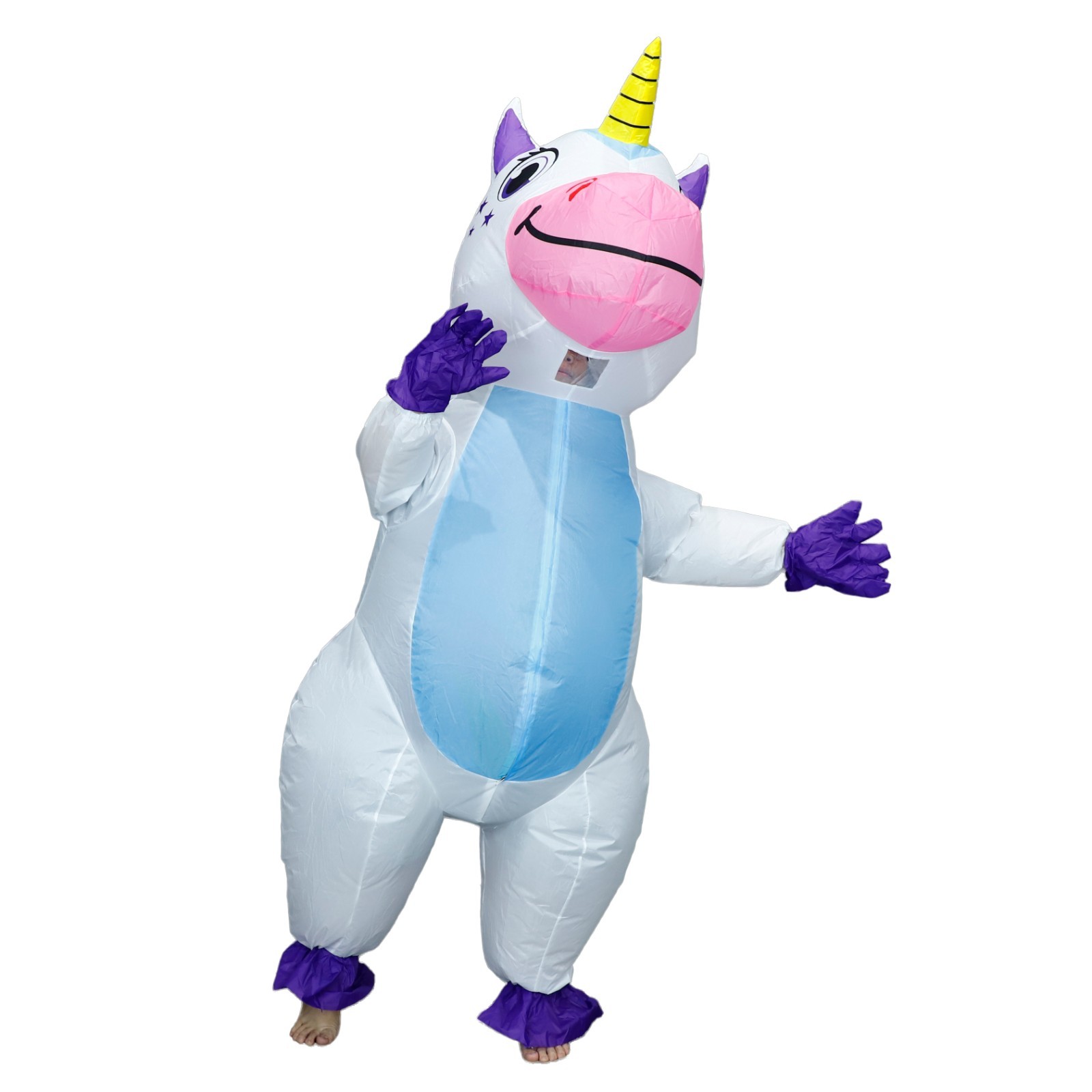 Giant Unicorn Inflatable Costume Adult Blow Up for Events & Party Cosplay Outfit