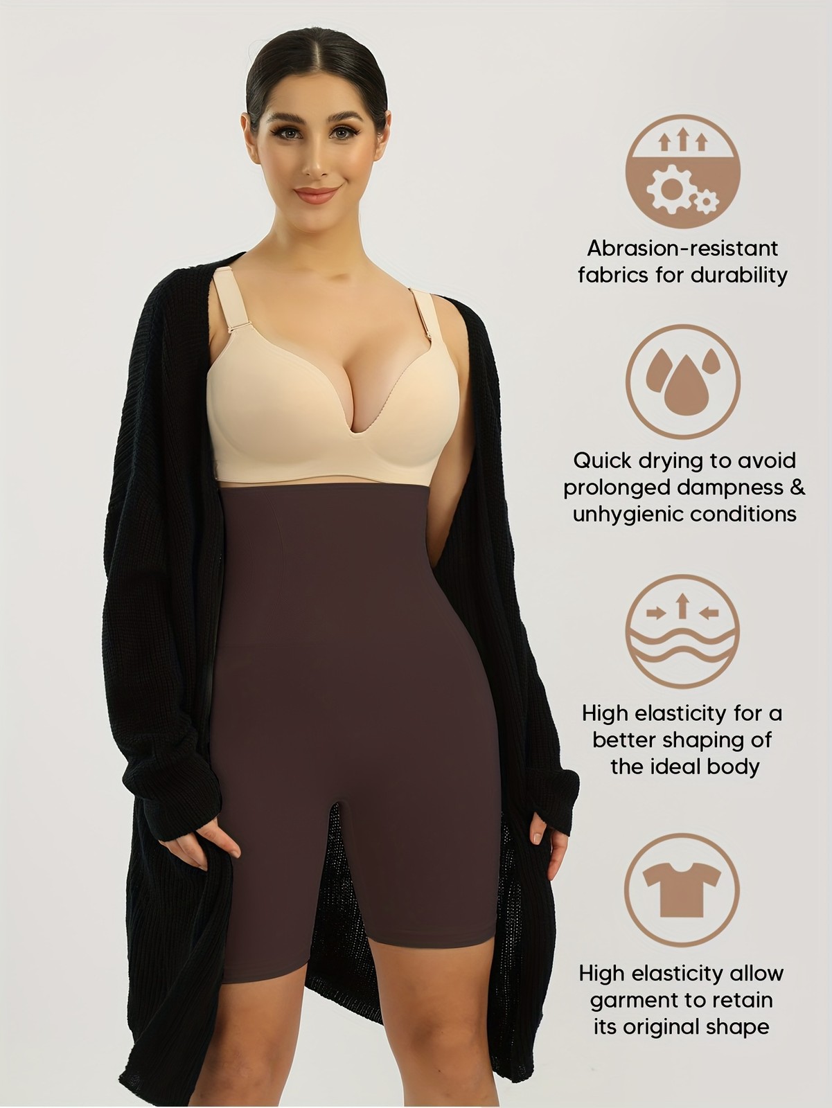 Women Tummy Control Shapewear High Waisted Body Shaper Shorts Slimming Panties