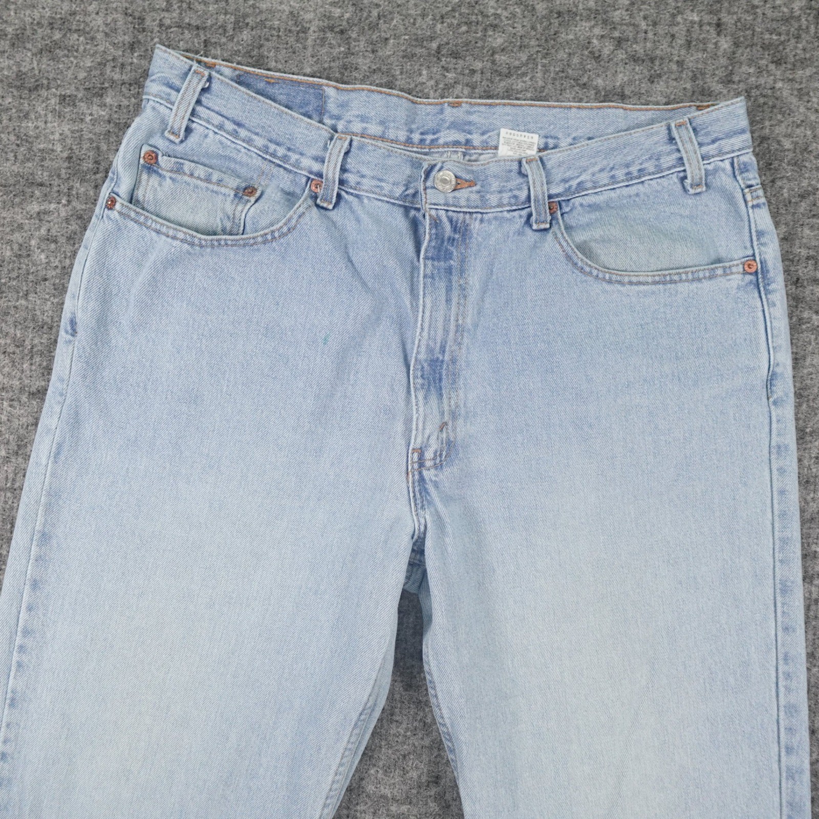 Levis 550 Relaxed Fit Jeans Mens 38×32 Light Wash Denim Casual Pants (36×31.5)