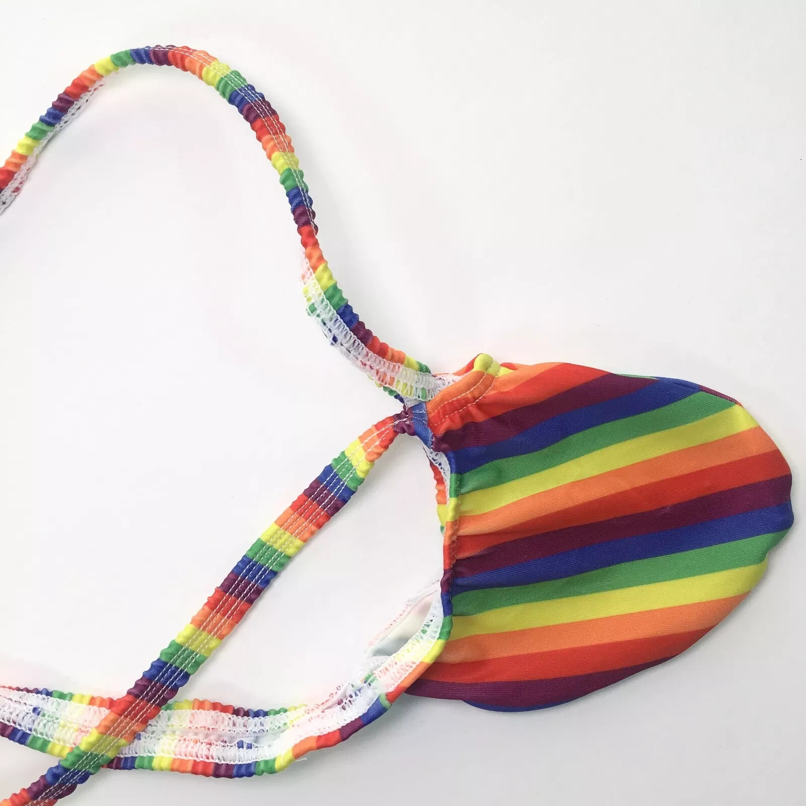 K403 P GRAPE SMUGGLERS STRING MICRO THONG CONTOUR POUCH RAINBOW (S/M 28-34)