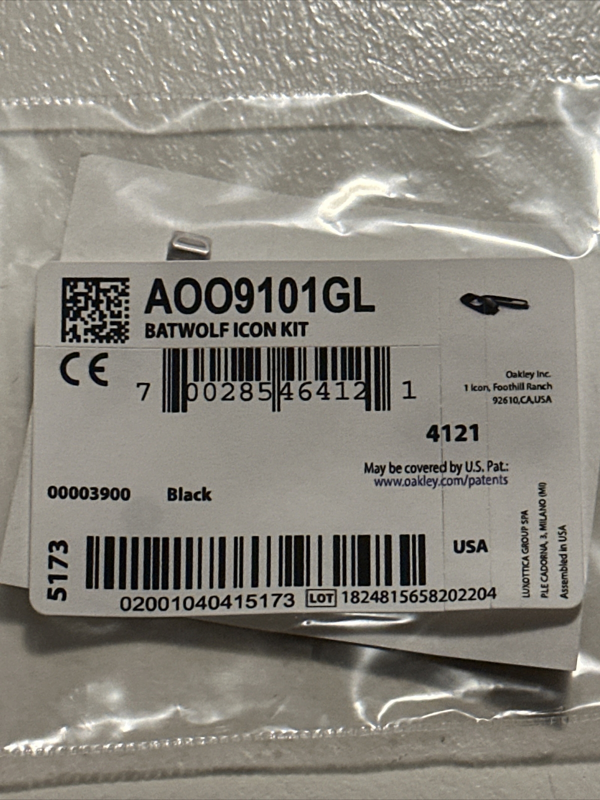 Replacement Sunglasses Parts Batwolf Icon Pair Oakley Polished Black Frame