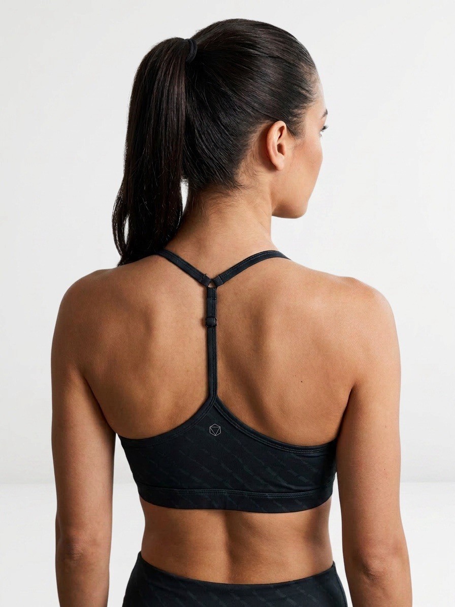 AR-33 Green Racerback Sports Bra Medium Support Wireless Adjustable Women’s M