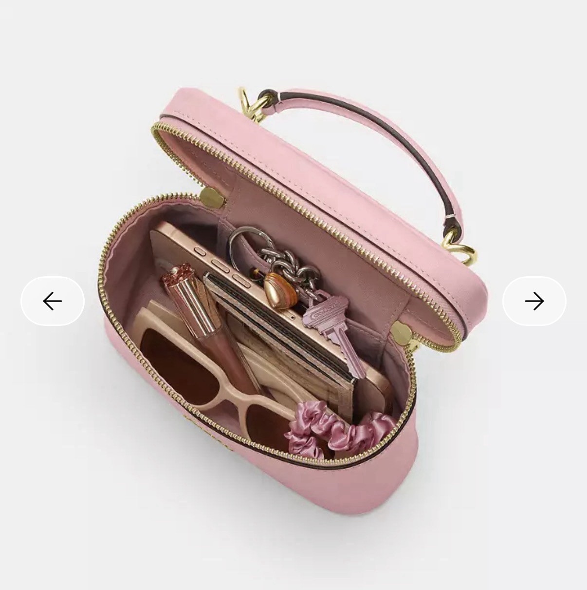 Coach Rainer Crossbody Bag 18 in Gold/Soft Pink CEO24 NWT FACTORY WRAPPED