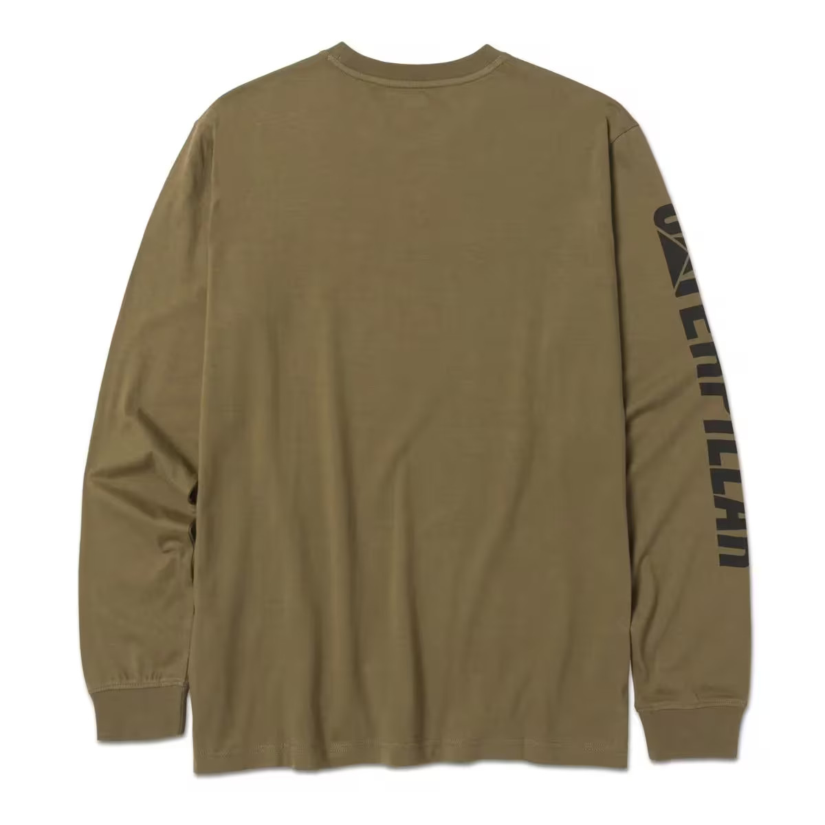 Caterpillar Men Trademark Banner Long Sleeve Tee Apparel Accessories Cotton