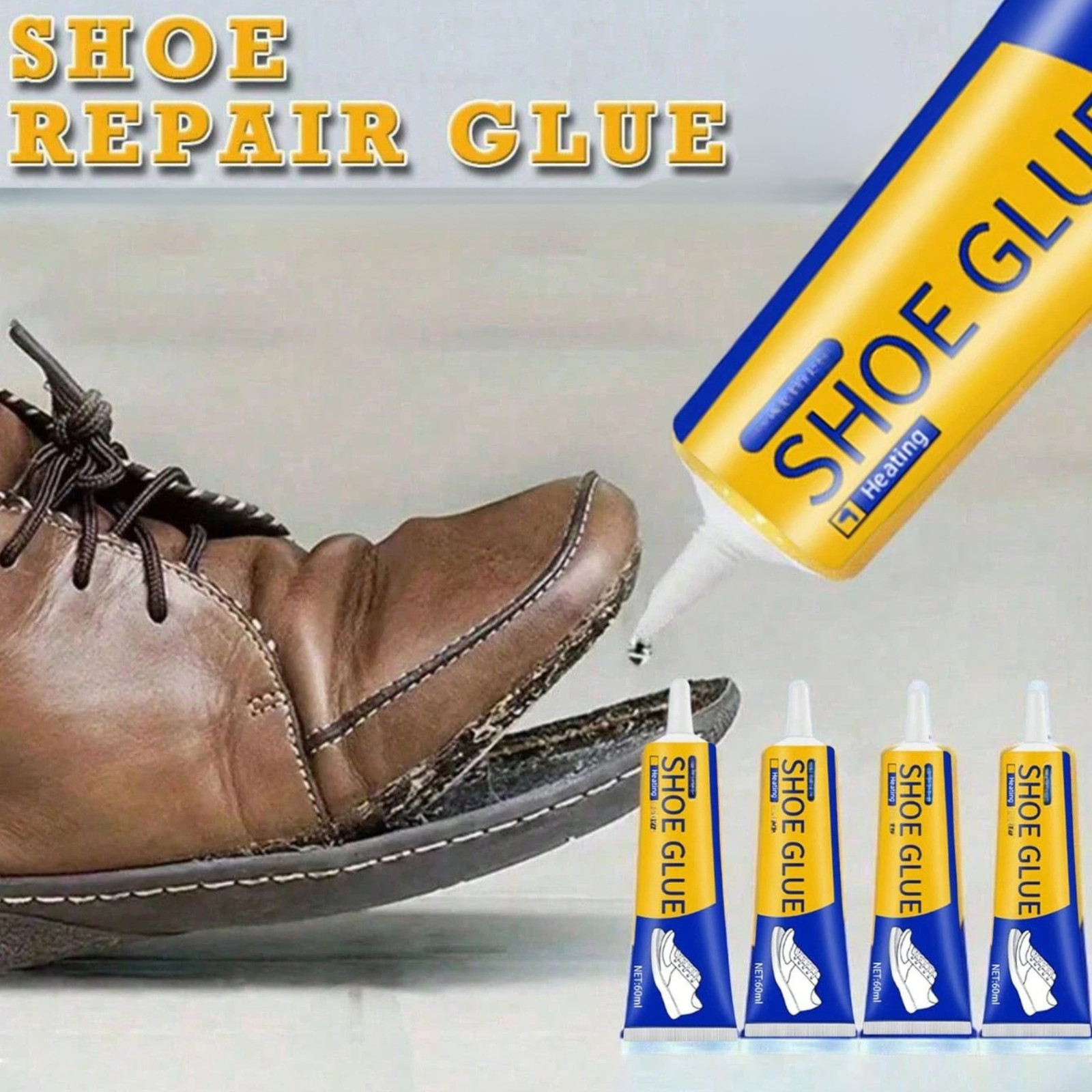 3Pc Shoe Glue Leather Sneakers Super Strong Repair Adhesive Waterproof Quick Dry