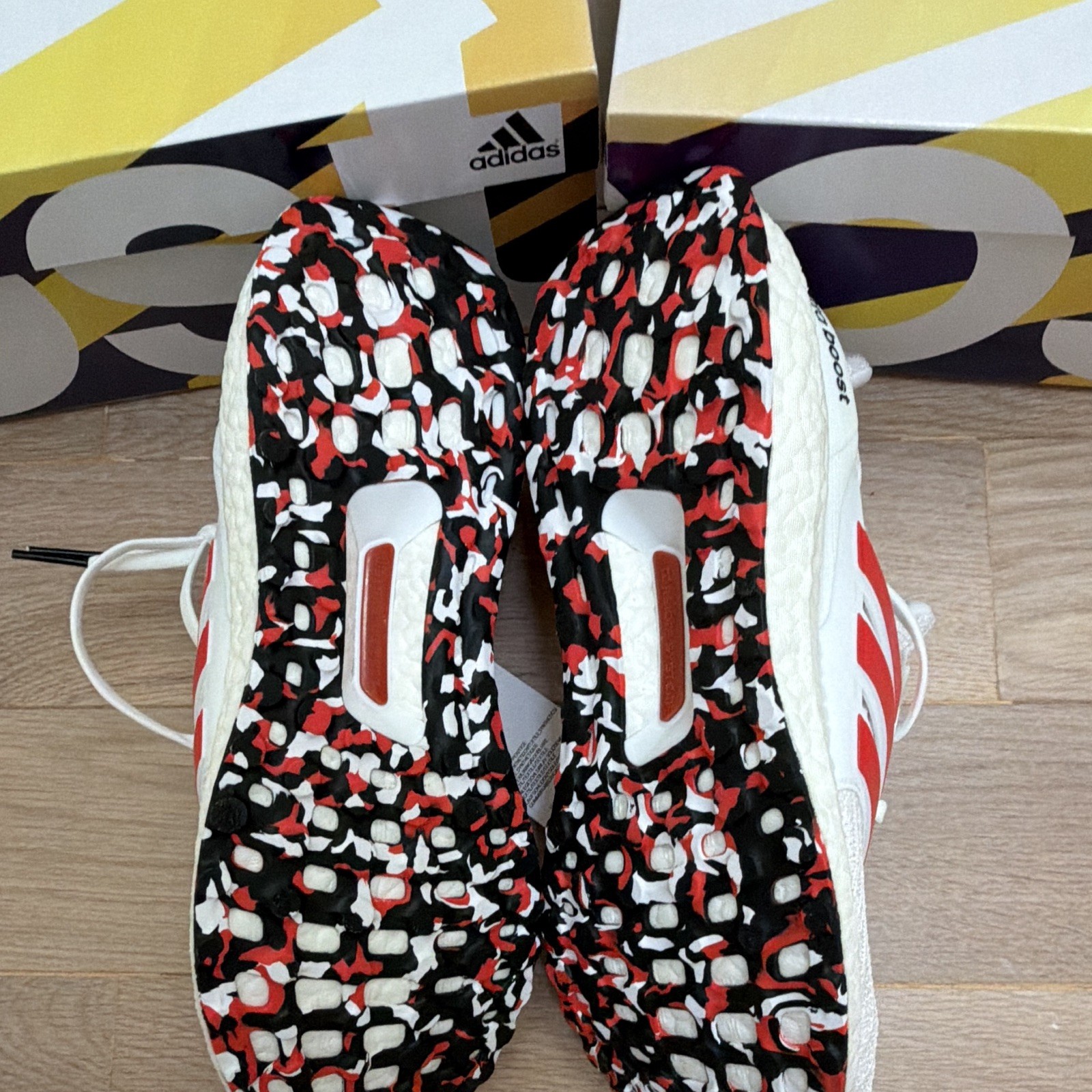 adidas UltraBoost 2018 Size 10 Red/Black/White