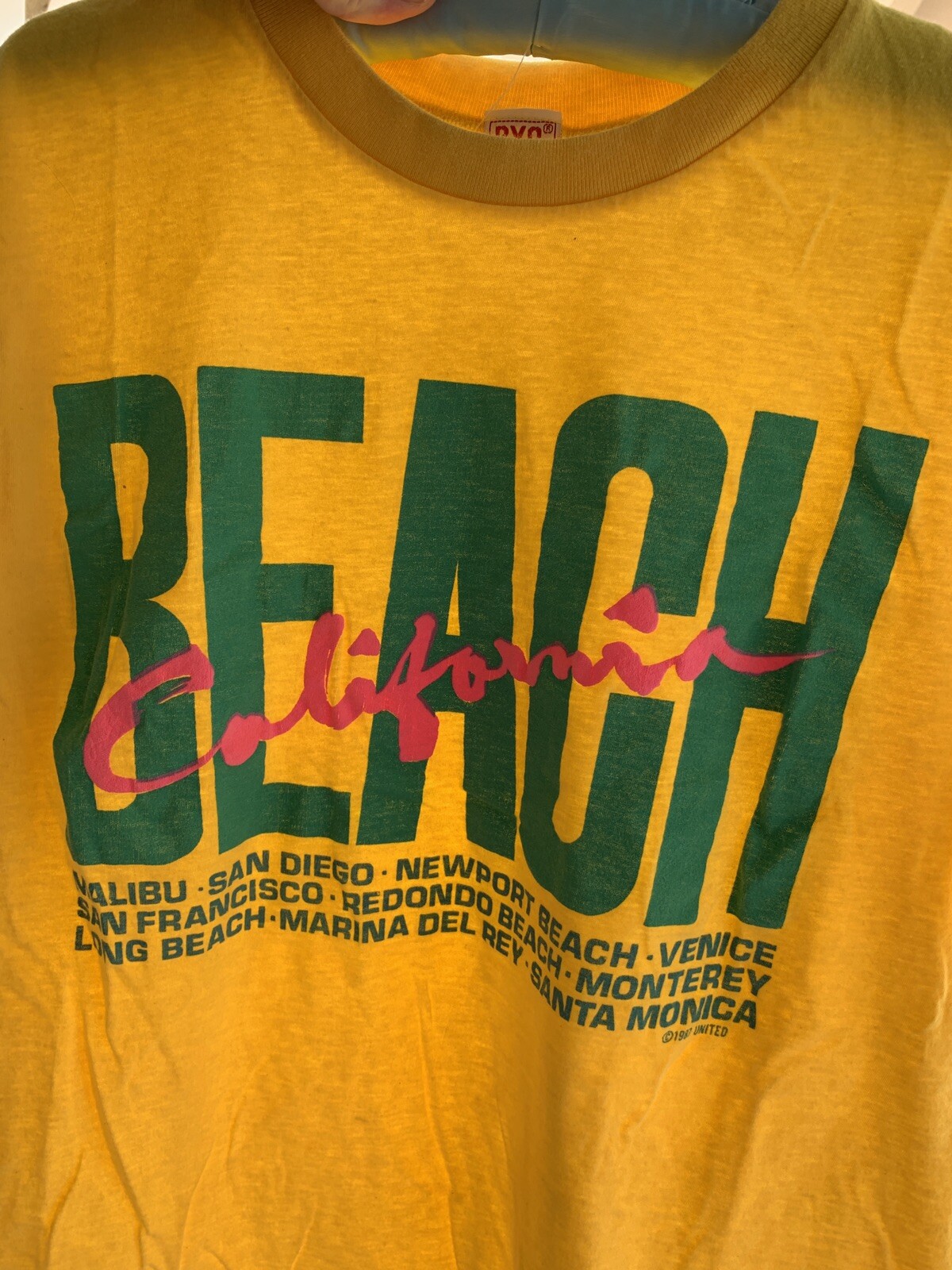 XL Vintage BYC California Beach T-shirt 80s 90s SoCal Surf Retro Hipster Unisex