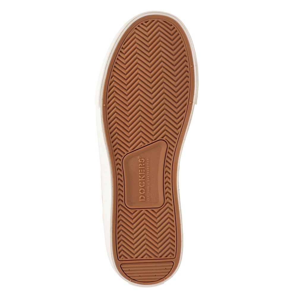 Dockers Mens Hobbs Wax Synthetic Leather Casual Lace-up Sneaker