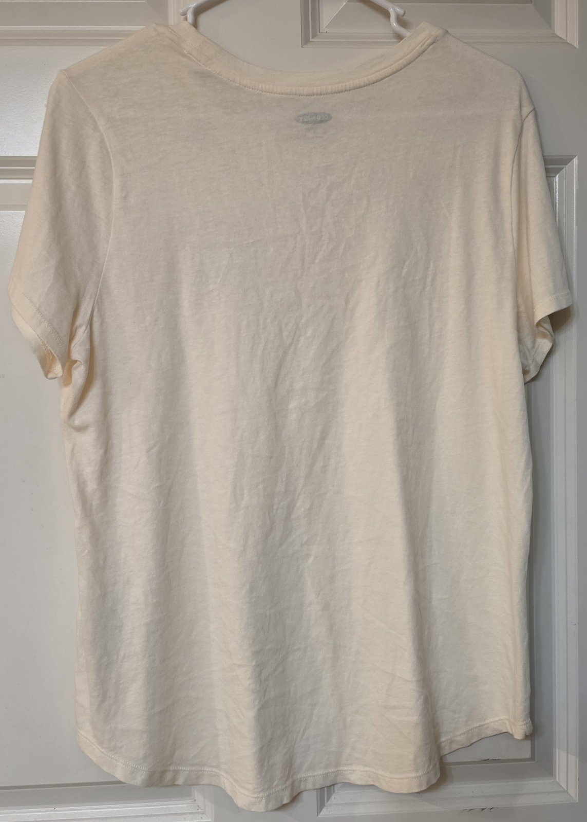 Old Navy Everywhere Fir Sure Graphic T-Shirt Size Large Off White Short Sleeve