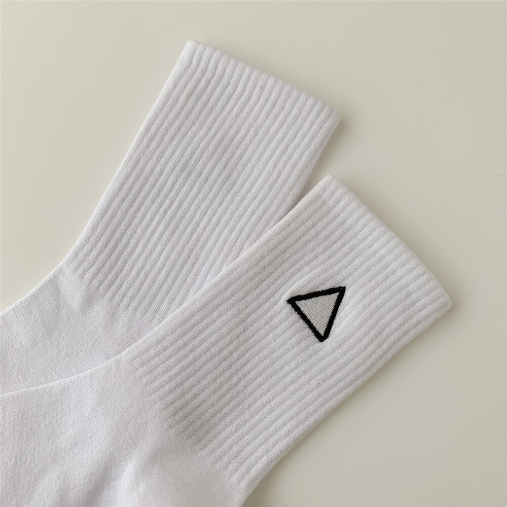 Women Men Cotton Athletic Sports Crew Socks Striped Over Ankle Casual Classic