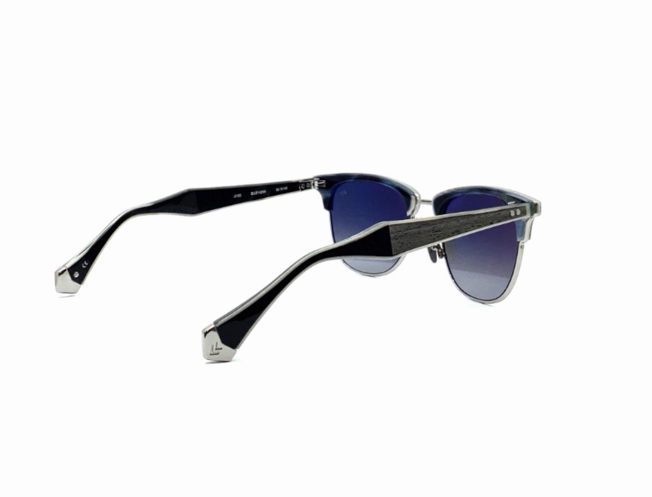 ($860) NWOT John Varvatos Limited Edition Artisan Sunglasses (Blue Horn)
