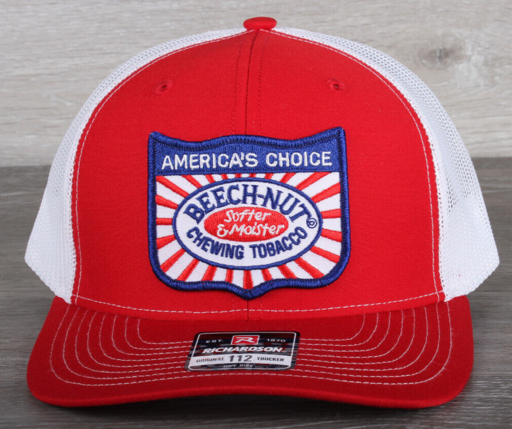 Beech-Nut Chewing Tobacco Patch on a Richardson 112 Trucker Hat