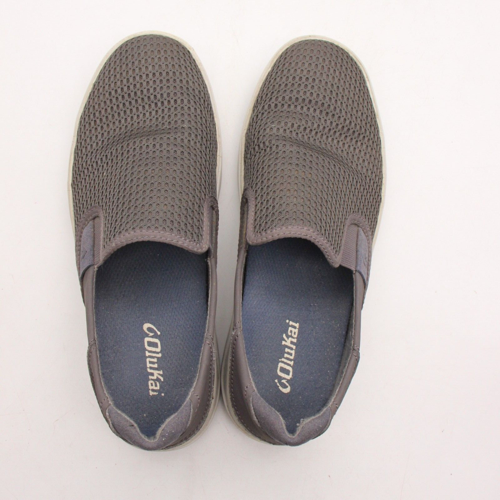 OluKai Lae’ahi Sneakers Men’s US 7 Gray Casual Shoes Slip On Sneakers