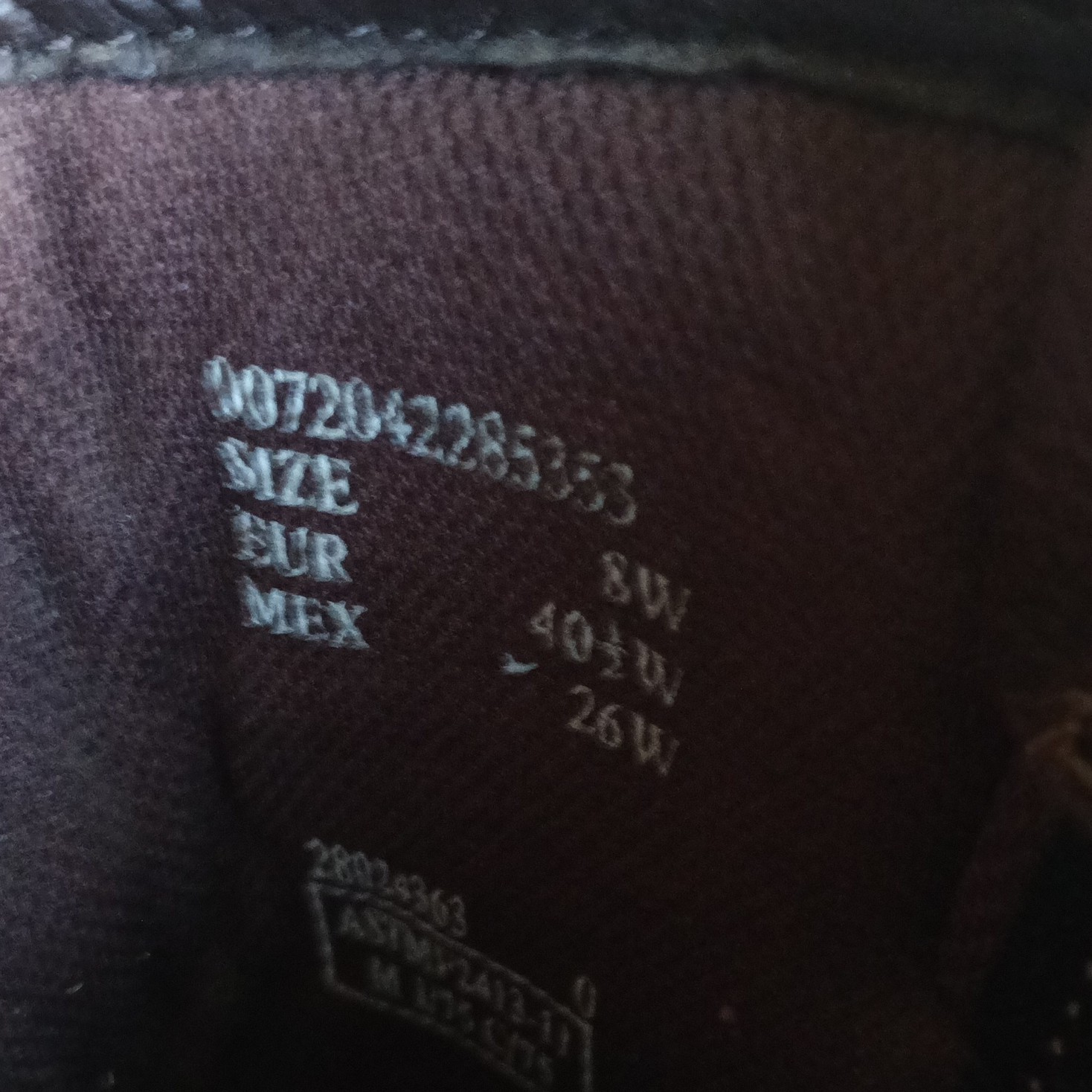 Walkstar Brown Bullhide Leather Bootie Mid-Calf Round Toe US 8 Wide