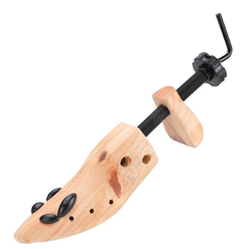 2-Way Wooden Adjustable Shoe Stretcher Expander Men Women Boot Size US 9-13