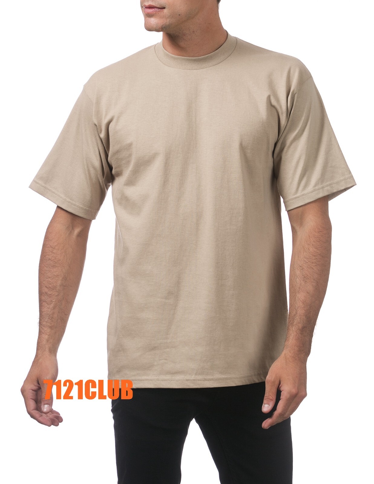 6 PACK PRO CLUB MEN’S T SHIRTS PROCLUB HEAVYWEIGHT SHORT SLEEVE BIG & TALL S-7XL