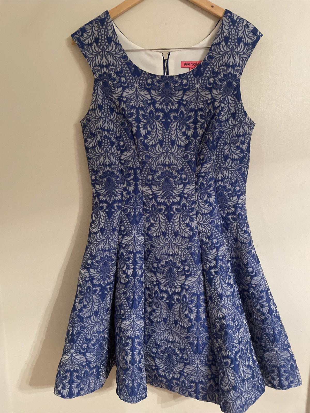 NWOTBetsy J. Blue Baroque Jacquard Dress As seen on TV show The Vampire Diaries