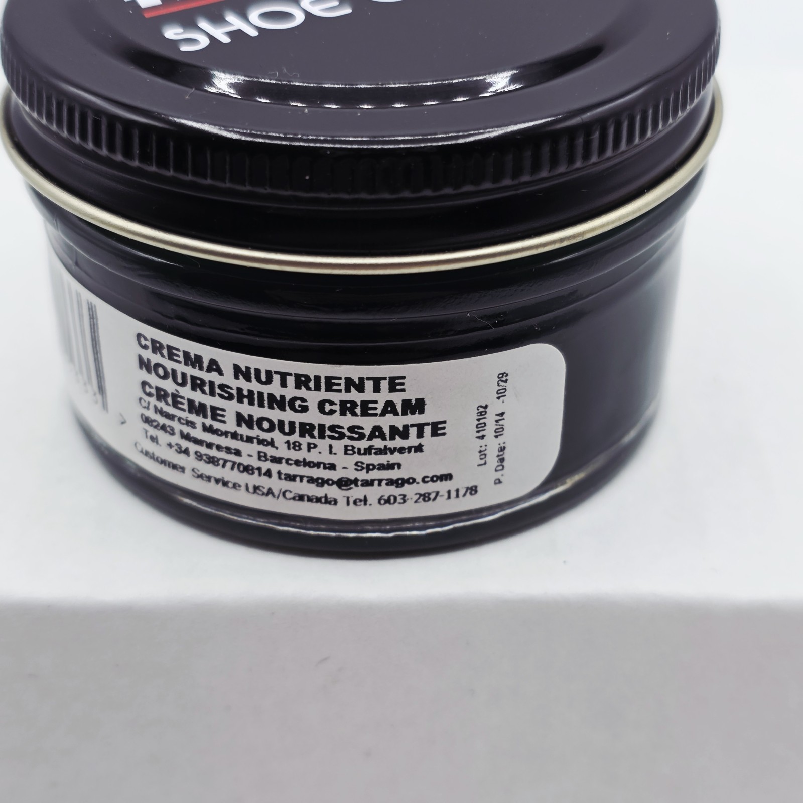 Tarrago Shoe Polish # 33 Dark Green Cream Leather Protector 1.76 oz. 50ml Boot