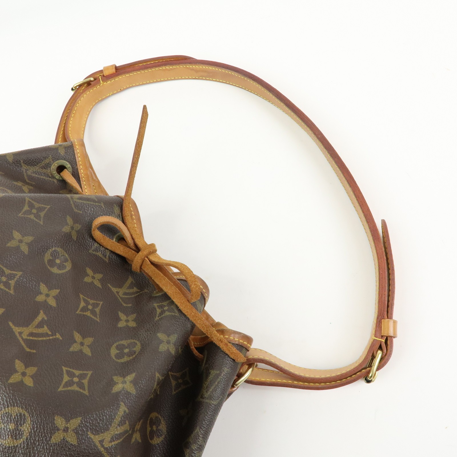 Louis Vuitton Monogram Petit Noe Shoulder Bag Brown M42226 Authentic Used F/S