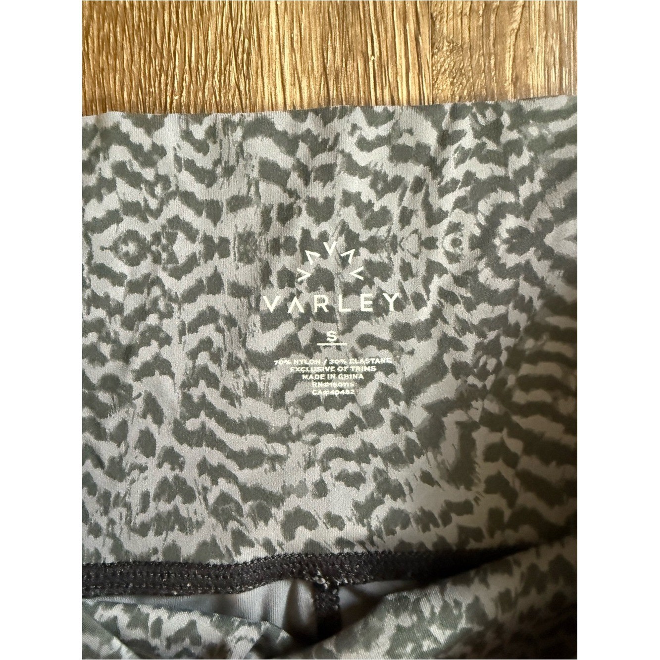 Varley High-Waist Gray Patterned Women’s Leggings