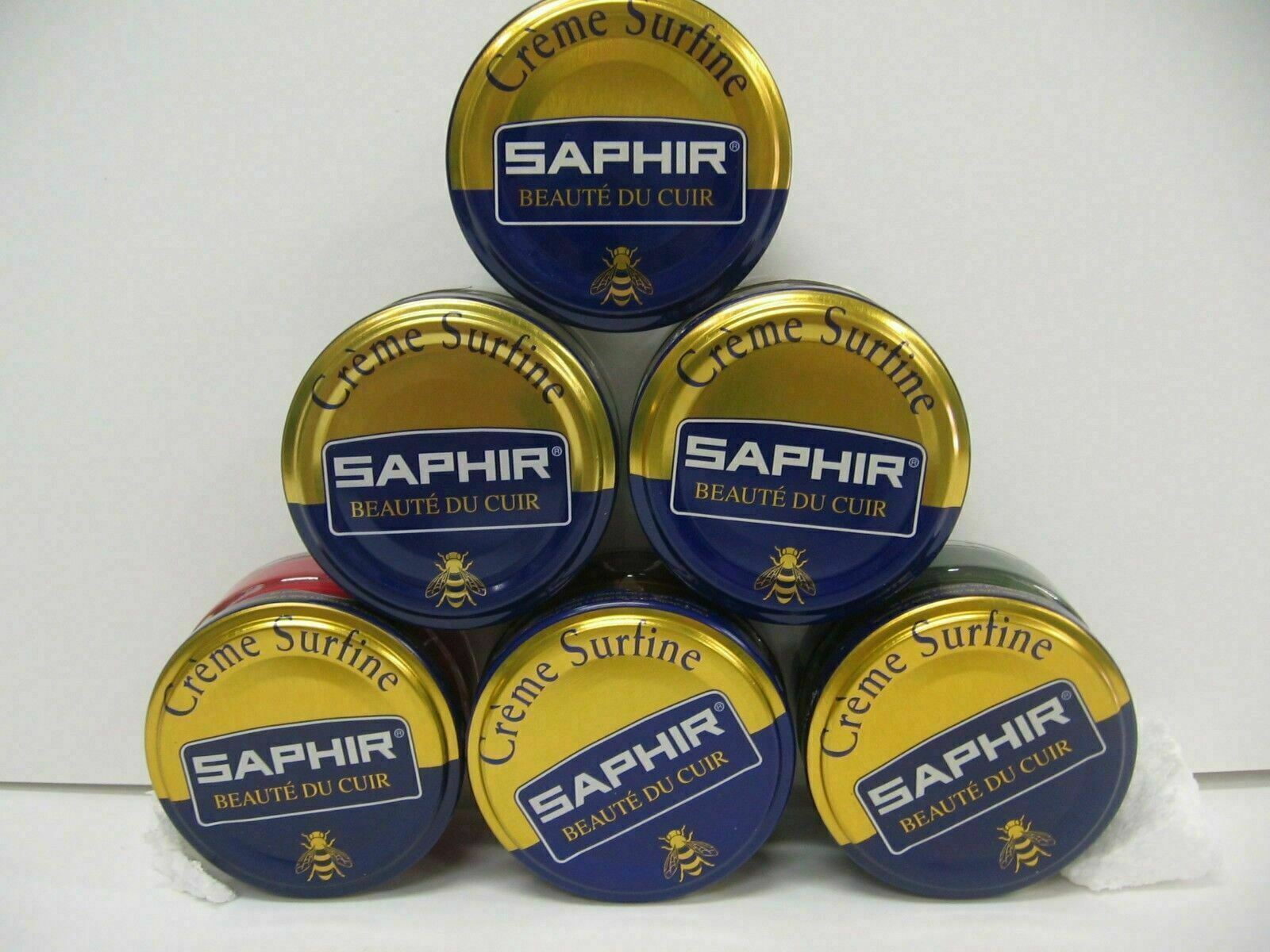 Saphir Shoe Cream Jar 50ml Handbag Cream NEW – Beaute Du Cuir Creme Surfine
