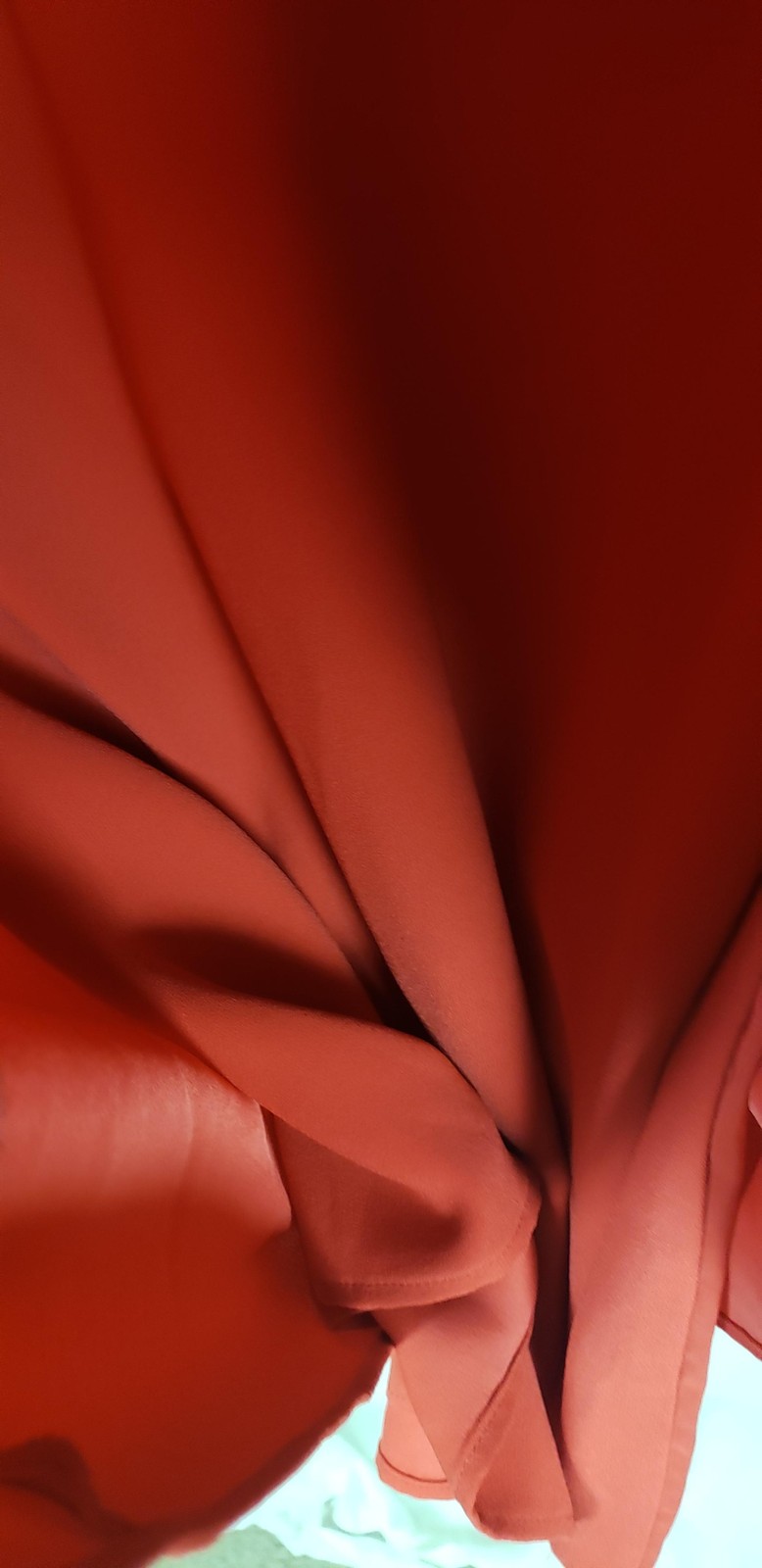 Trina Turk Horizon Dress 14 Red Draped Cowl Neck Classy Valentines Day