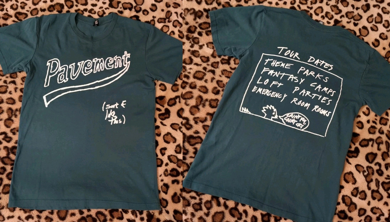 Pavement Band Soft Likes This Double Sided T Shirt Full Size S-5XL