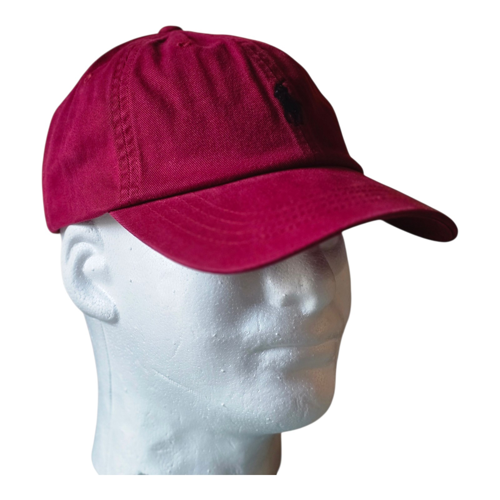 Polo Ralph Lauren Men’s One Size Cotton Chino Adjustable Ball Cap Maroon Wine