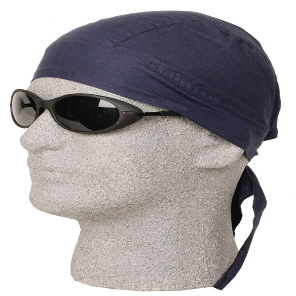Solid Color DOO RAG Do Du FITTED BANDANA w/Ties HaVaDanna Danna Skull Head Cap