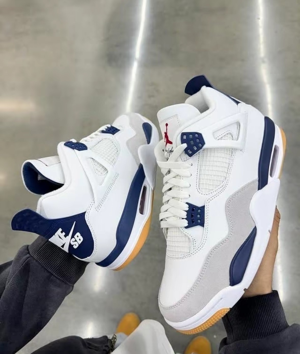Jordan 4 Retro SB “Navy Blue” Men’s Mid Top Basketball Shoes Size 7-12