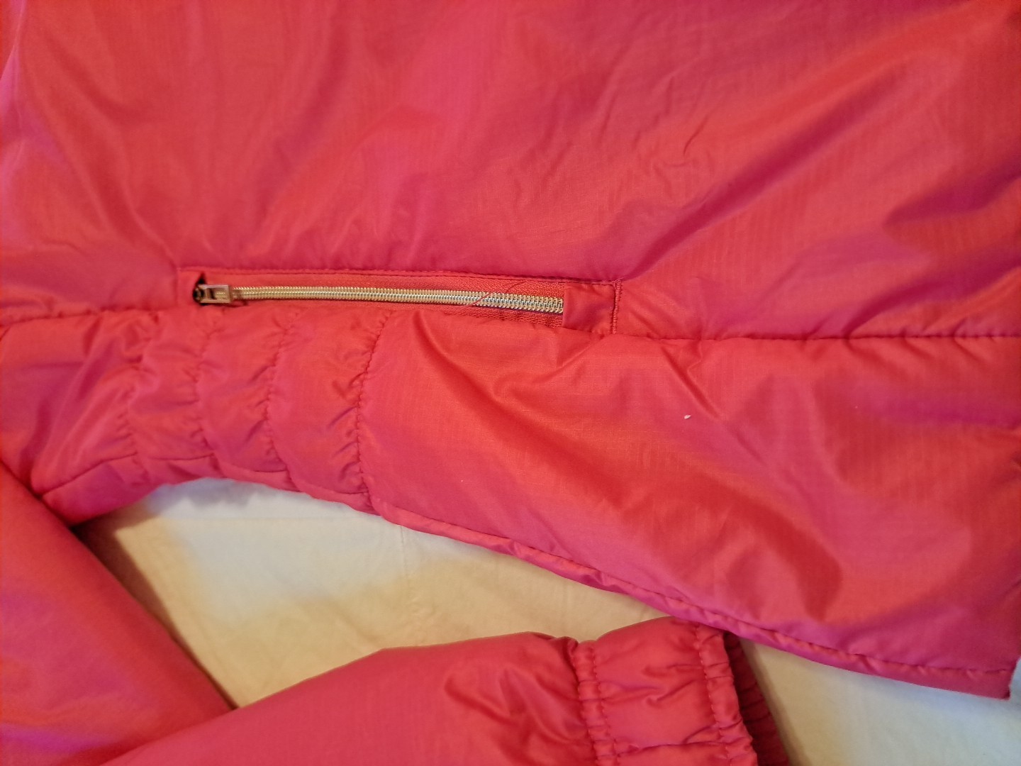 Nike Golf Hot Pink Zip up Puffer Jacket Hooded Size L EUC Returns Accepted