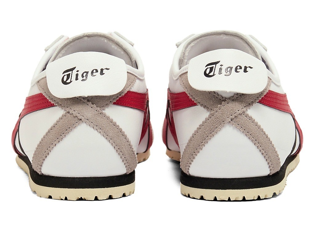 Onitsuka Tiger Genuine MEXICO 66 WHITE / CLASSIC RED USA Buyer No Import duties