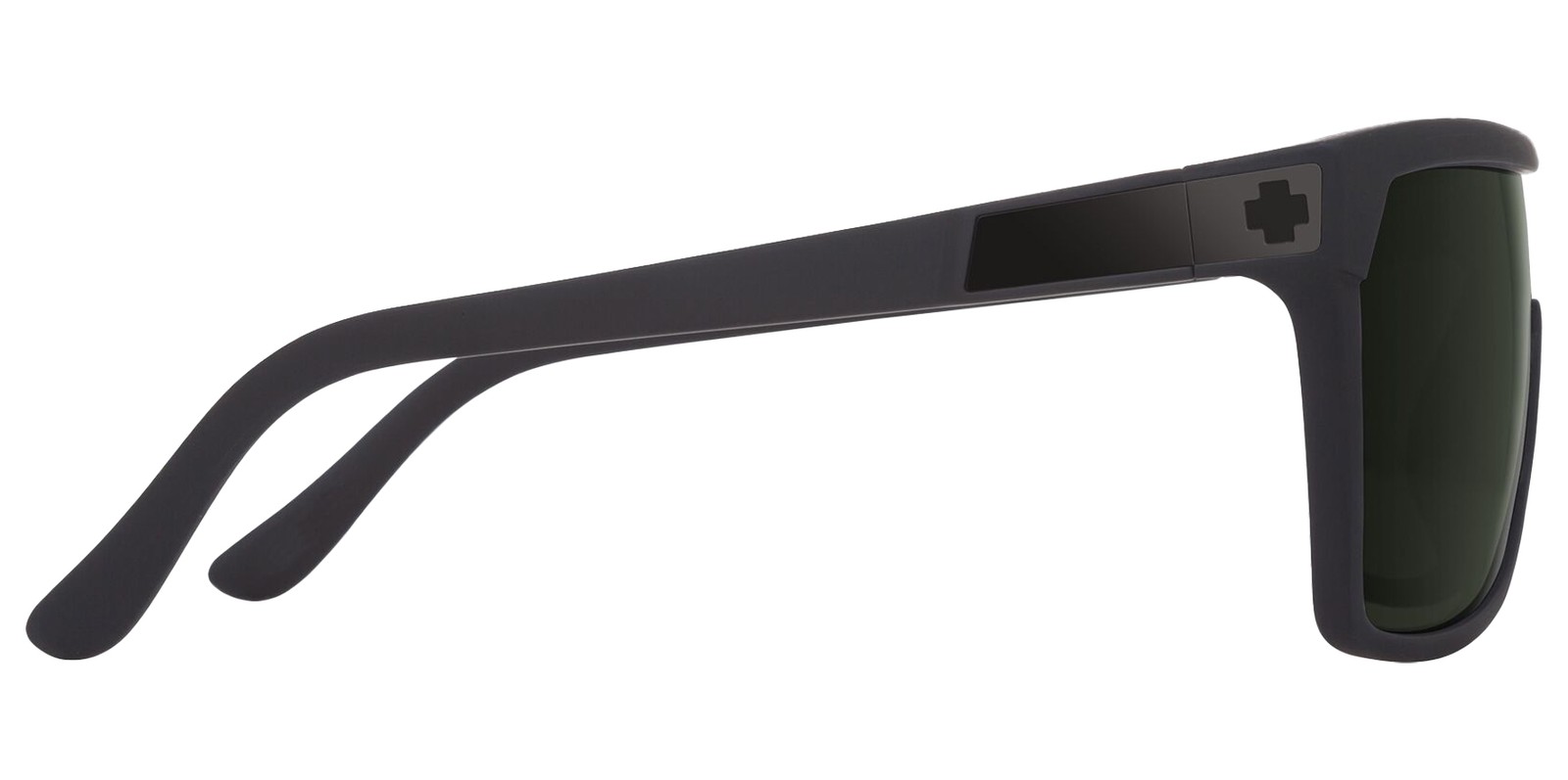 Spy Optic Flynn Matte Black Shield w/ Metal Plaque – 670323973863