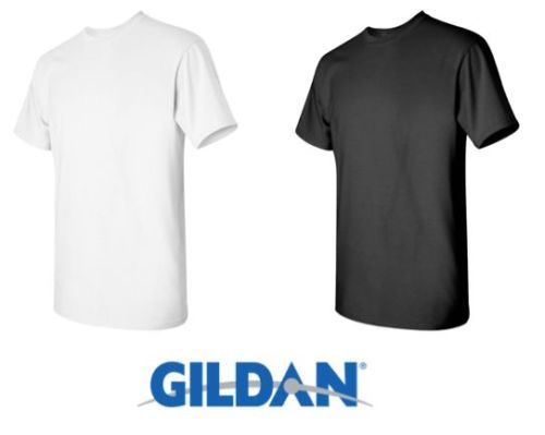 BULK LOT BLANK Gildan T-SHIRT Black Mix Match White S-XL Wholesale CHOOSE OPTION