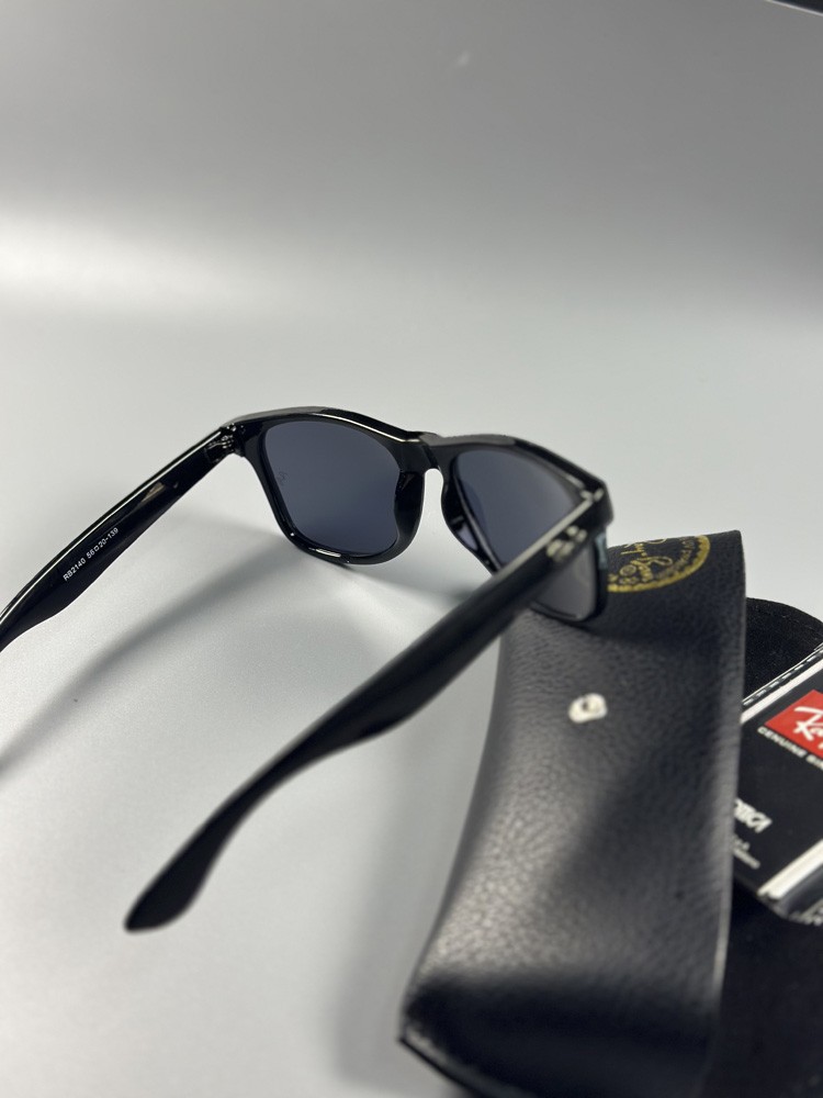 Ray-Ban Classic Retro Polarized Sunglasses Men UV Protection Black Frame Stylish